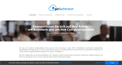 Desktop Screenshot of pc-fachmann.de